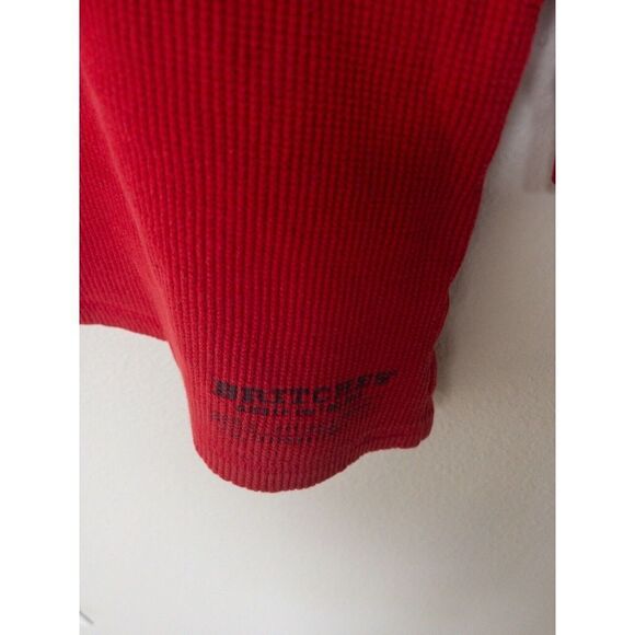 Britches Great Outdoors Red‎ Thermal Waffle Shirt Mens XL - Picture 4 of 9